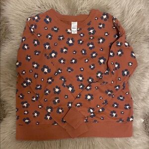 Kids Floral Patterned Sweatshirt